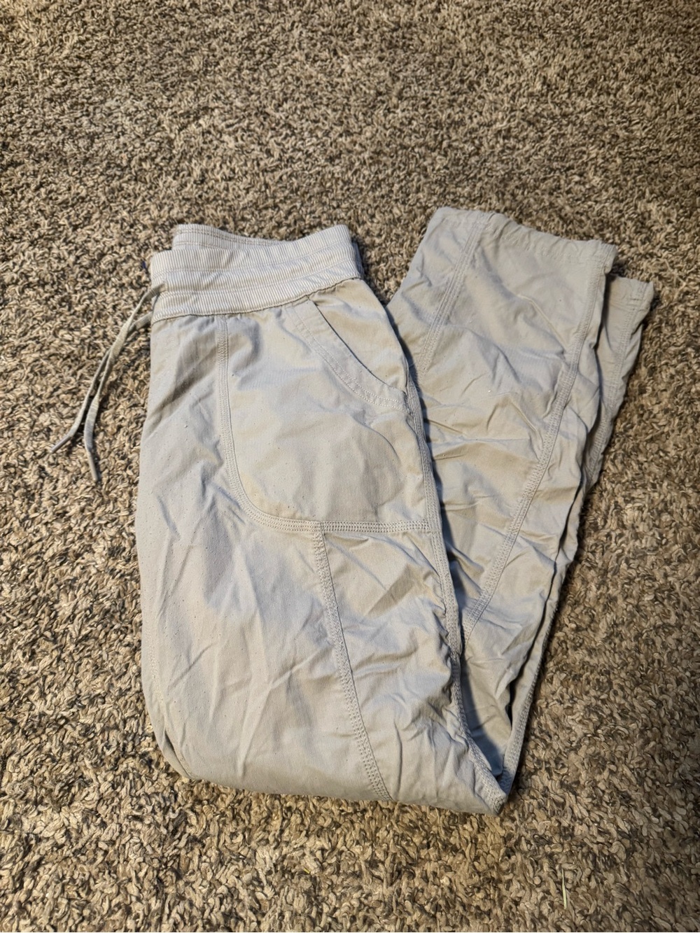 The North Face Light Gray Women's Drawstring Trousers